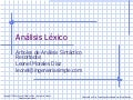 Analisis Lexico Ii