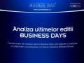 Analiza comparativa a ultimelor 5 editii business days