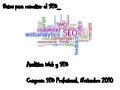 Analítica web y seo def