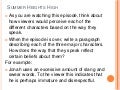 Analysing spoken language LA2 prelearnings for learning button