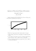 Analysis of Theoretical Physics SE statistics