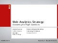 Web Analytics Strategy: Answering the Right Questions