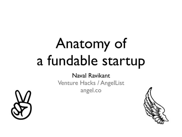 Anatomy of a (un)fundable startup