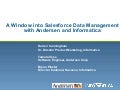 A Window into Salesforce Data Management