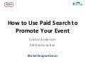 Anderson how to use ppc for events