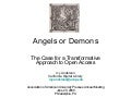 AAUP 2009: Transformative OA Approach (I. Anderson)
