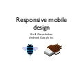 Responsive mobile design