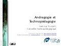 Andragogie et technopédagogie