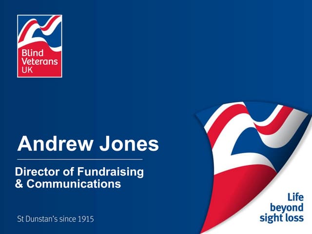 Blind Veterans UK Rebrand