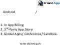 Android dev and MWC report