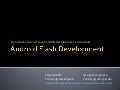 Beginning Android Flash Development