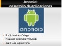 Android: desarrollo de aplicaciones