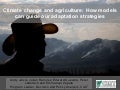 Andy Jarvis - Climate Change Models Can Guide Our Adaptation Strategies Supagro Nov 2009