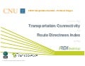 Andy Mortenson-Measuring Transportation Connectivity by RDI