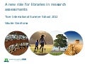 A new role for libraries in research assessments