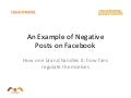 An Example Of Negative Facebook Fans