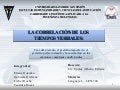 La correlación de tiempos verbales