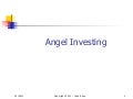 Angel Investing