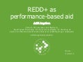 REDD+ as performance-based aid