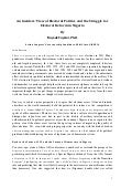 An Insiders’ View of Electoral Politics and the Struggle for Electoral Reform in Nigeria