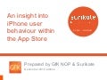 An insight into i phone user behaviour within the app store surikate_gfk