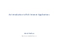 An Introduction To Rich Internet Apllications