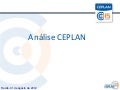 Análise Ceplan Agosto/2012