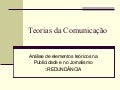 Análise de elementos teóricos na publicidade e no jornalismo