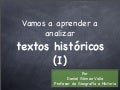 Análisis de textos históricos