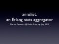 annalist - a statistics aggregator written in erlang