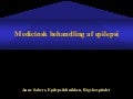 Medicinsk behandling af epilepsi