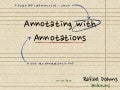 Annotating with Annotations - DPC UnCon