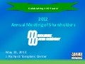 Middlesex Water Company Shareholder Presentation