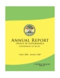 Annual Report 2006 to 2007:  Office of Governance