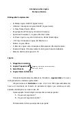 Anotações sobre as aulas de lógica