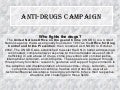 Anti Drugs Campaign