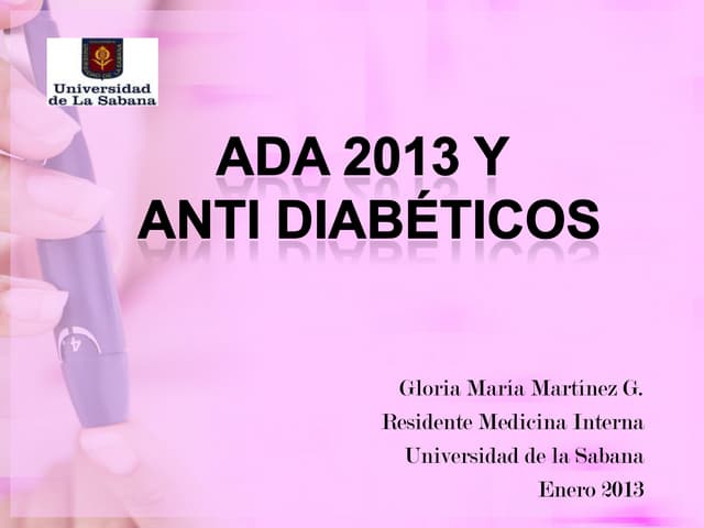 Antidiabeticos farmacologia clinica