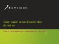 Open Data : valorisation et réutilisation des données