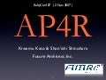 AP4R on RubyConf2007