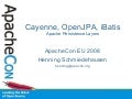Apache Persistence Layers