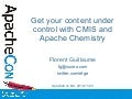 CMIS and Apache Chemistry (ApacheCon 2010) 