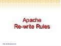Apache Rewrite Rules