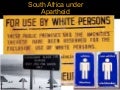 South Africa under Apartheid