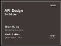 API Design - 3rd Edition