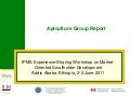 IPMS experience sharing workshop: Apiculture group report