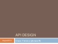API Design Workshop