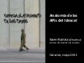 Anatomía de las APIs del Idescat