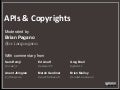 APIs & Copyrights