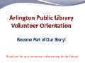 Apl volunteer orientation