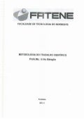 Apostila Metodologia do Trabalho Cientifico - UNIDADE 1 - FATENE